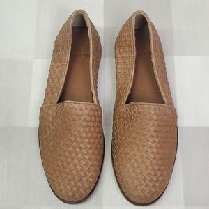 Nisolo Mara Woven Slip On Flats Size 8